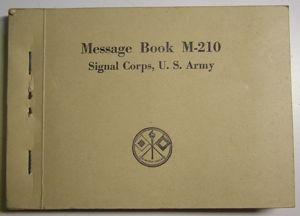 M-210 Message Book