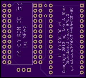 Bottom Side of Board (Rendering)